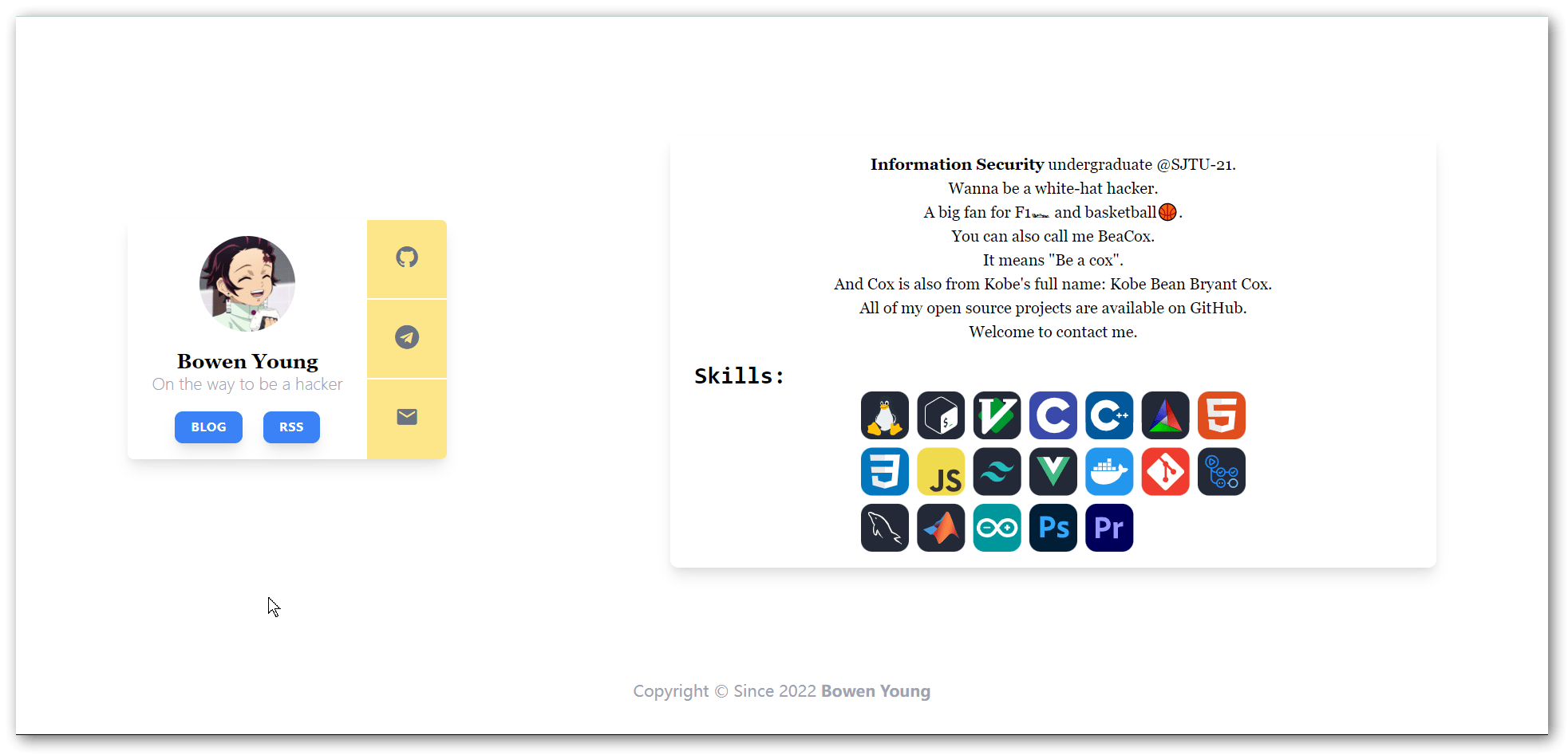 GitHub - BeaCox/homepage: A responsive, minimalist homepage made with ...