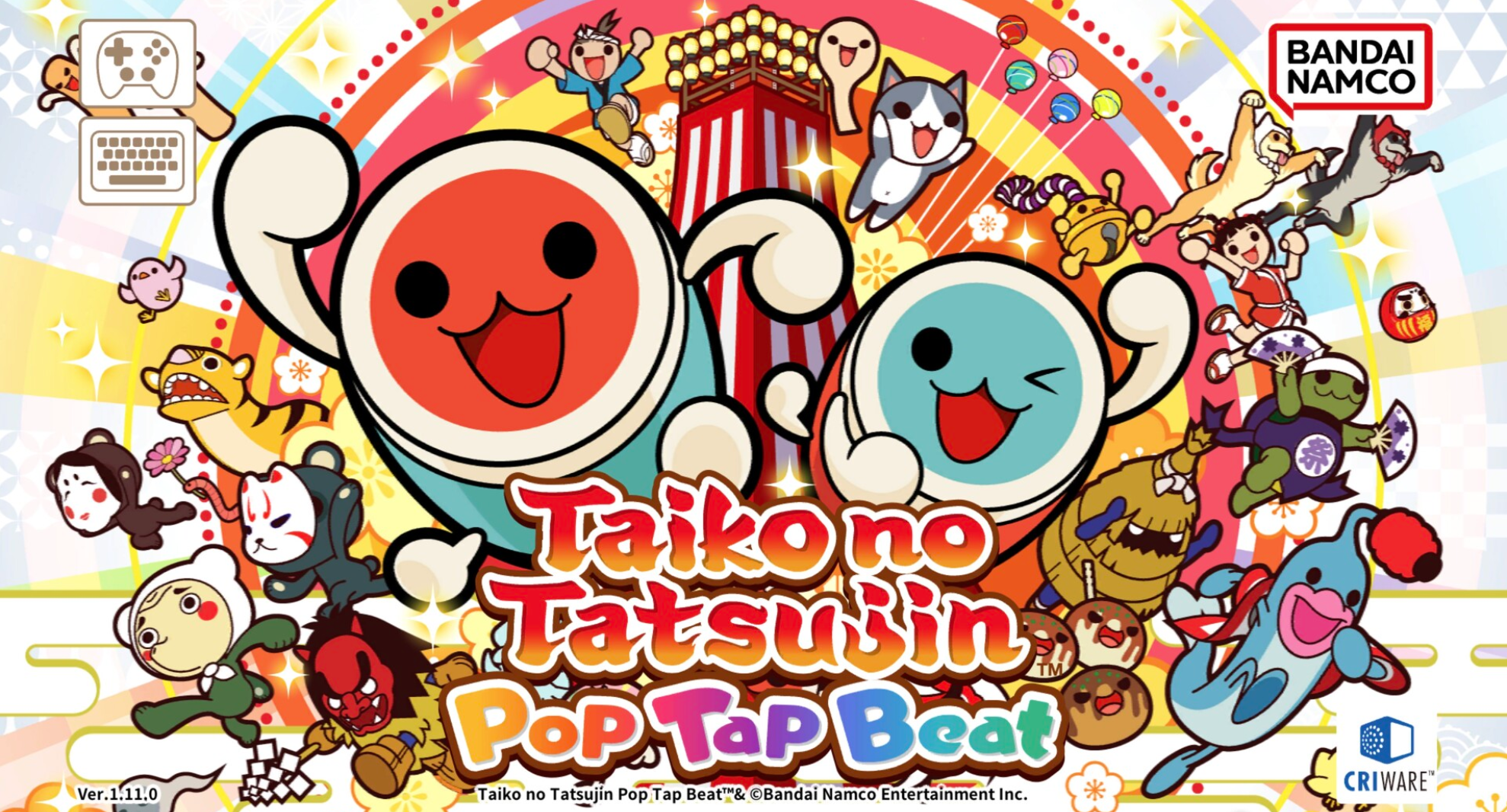 太鼓达人 Taiko no Tatsujin Pop Tap Beat for Mac v1.11.0 中文原生版